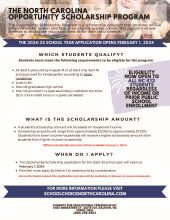 Opportunity Scholarship Flyer